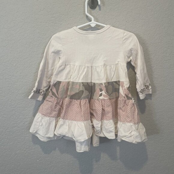 Naartjie Kids Girls Dress 12-18 Months pink long sleeve boho multicolor - Picture 6 of 9